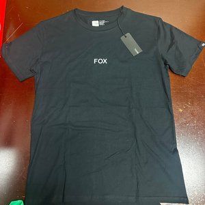 The Farm Mens Black Fox Graphic Short Sleeve Crew Neck Pullover T Shirt Size XL